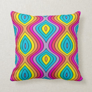 Mod Lava Throw Pillow