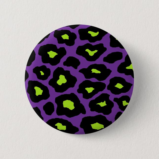 Mod Leopard 2 Inch Round Button (Front)