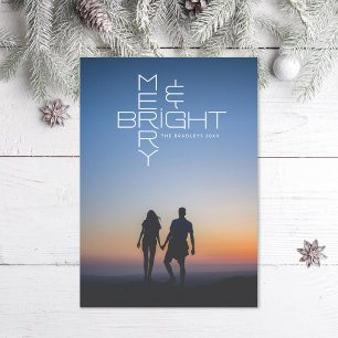 Mod Letting Joyeux et Carte photo de vacances bril