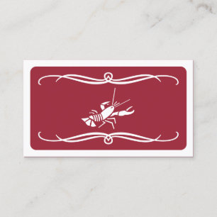 mod lobster (colour customizable) business card