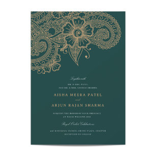 Mod Mehandi Faire-part de mariage
