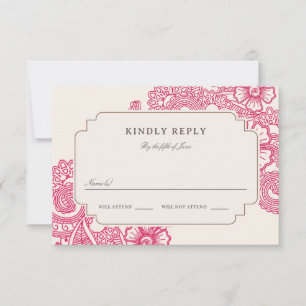 Mod Mehandi Wedding RSVP