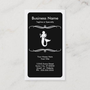 mod mermaid business card