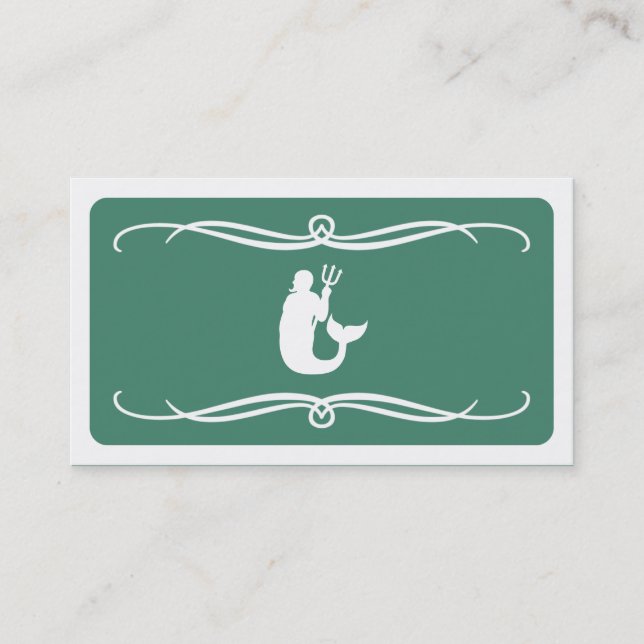 mod merman (colour customizable) business card (Front)