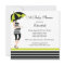 Mod Mom Baby Girl Shower Trendy Black & Lime