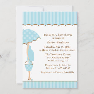 Mod Mom Baby Shower Invitation