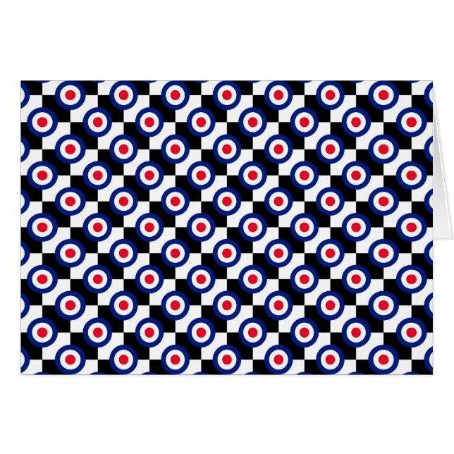 Mod Motif cible Pois mode Vintage (Devant horizontal)