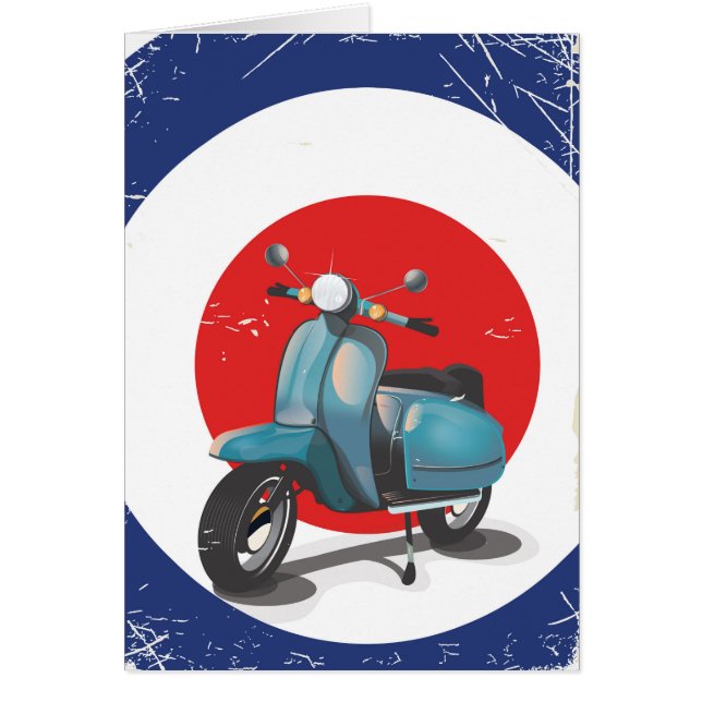Mod Motorbike vintage poster (Front)