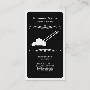 mod mower business card