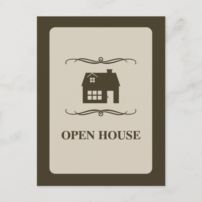 mod open house announcement postcard (Front)