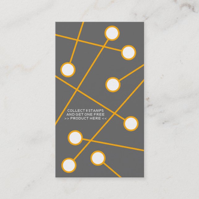 mod orange frequent buyer card (Front)