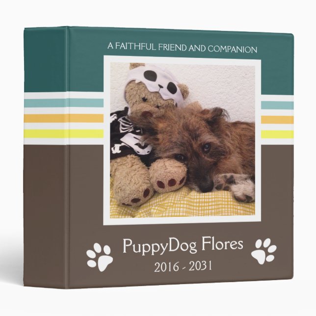 mod pet loss memorial binder (Front/Spine)