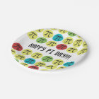 Mod Pi Party Supplies Colourful Pi Paper Plate