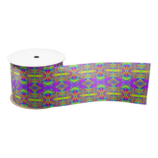 Mod Rainbow 4 Satin Ribbon (Spool)