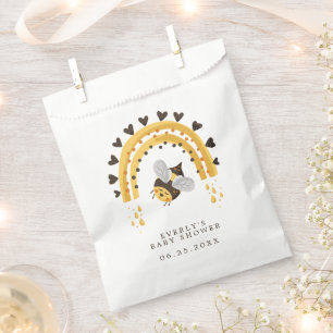 Mod Rainbow Bumblebee Honey Bee Baby Shower Favour Bag