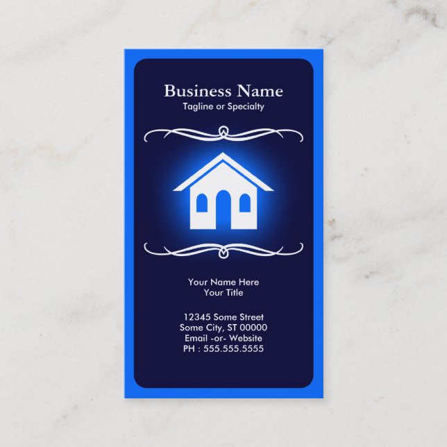 mod real estate business card (Front)