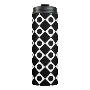 Mod Retro 60's Black Thermal Tumbler