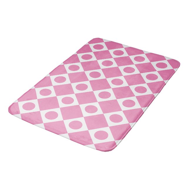 Mod Retro 60's Custom Colour Bath Mat (Angled)
