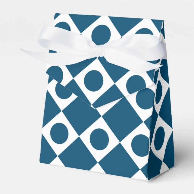Mod Retro 60's Custom Colour Favour Box (Front Side)