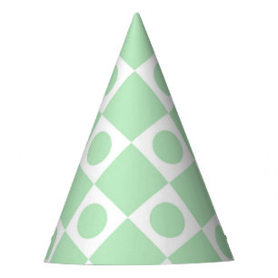 Mod Retro 60's Mint Party Hat