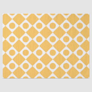 Mod Retro 60's Mustard Tissue Paper