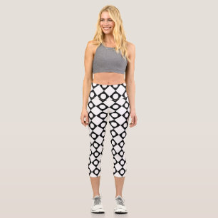 Mod Retro 60's White Capri Leggings