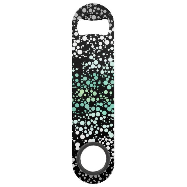 Mod Retro Quirky Groovy Boho Paragender Pride Bar Key (Front)