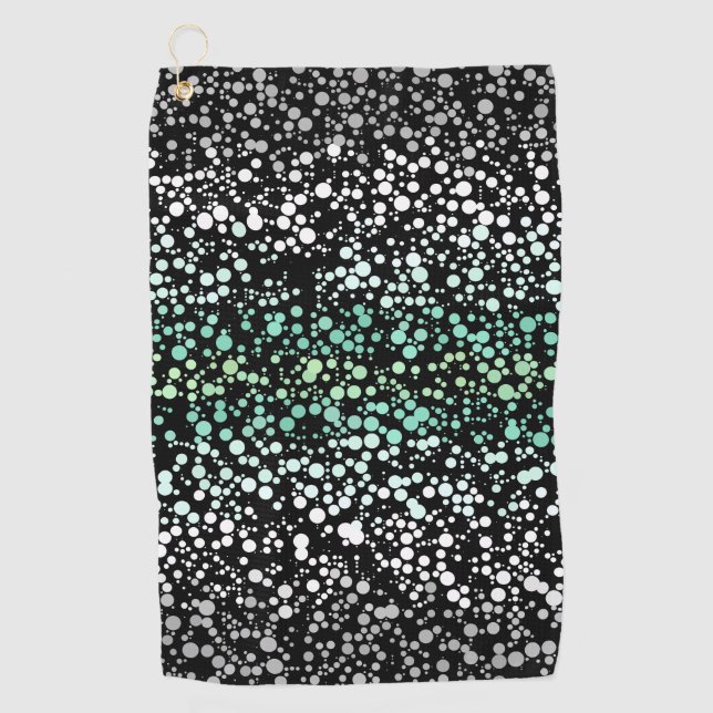 Mod Retro Quirky Groovy Boho Paragender Pride Golf Towel (Front)