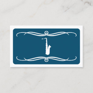 mod saxophone (colour customizable) business card