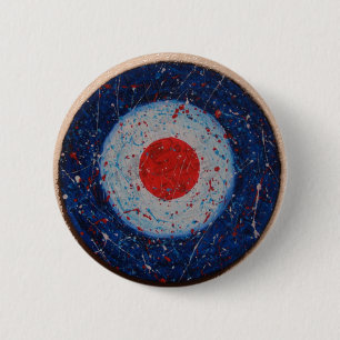 mod scooter boy badge 2 inch round button