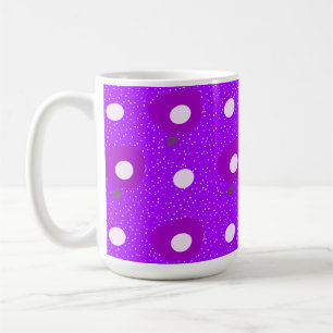 mod shapes_purple coffee mug