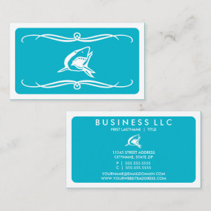 mod shark (colour customizable) business card