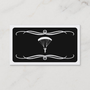mod skydive (colour customizable) business card