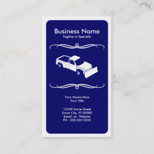 mod snow plow business card