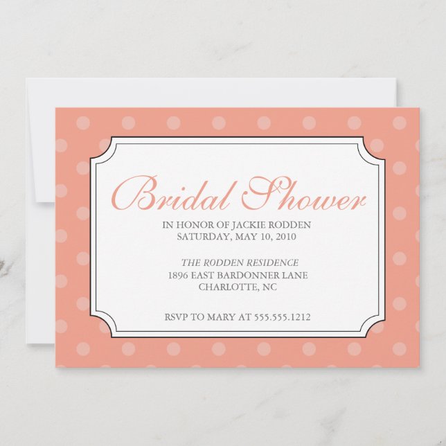 {mod squad} bridal shower invitation (Front)