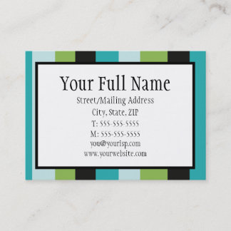 Mod Stripes Chubby Profile Card