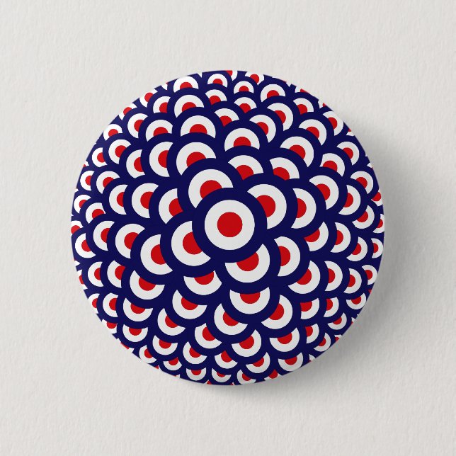 Mod Swarm Badge 2 Inch Round Button (Front)