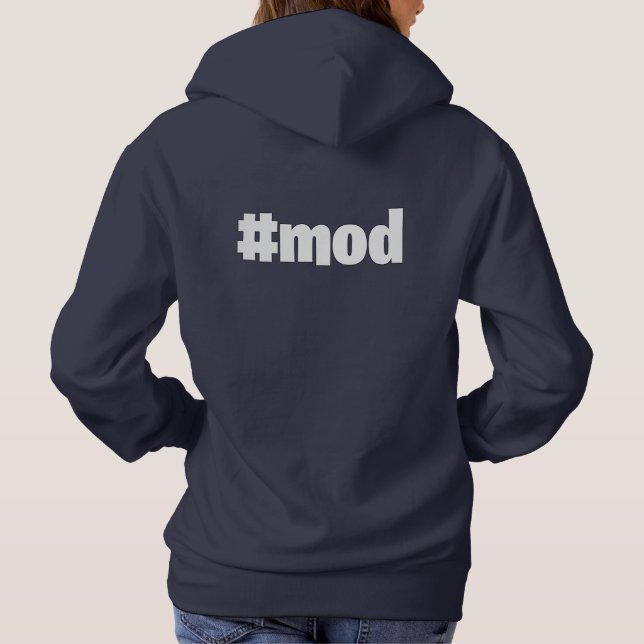 #mod sweat - shirt à capuche de pull-over féminin  (Dos)