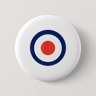 Mod Target Air Force Bullseye Target _1  2 Inch Round Button