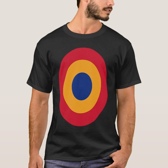 Mod Target in Red Yellow Blue T-Shirt (Front)