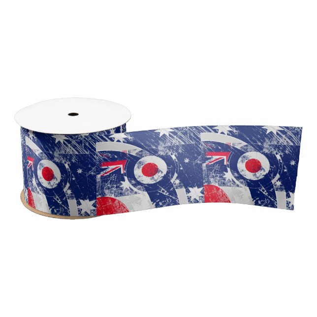 Mod Target Mods Australia Target Grunge Roundel Satin Ribbon (Spool)