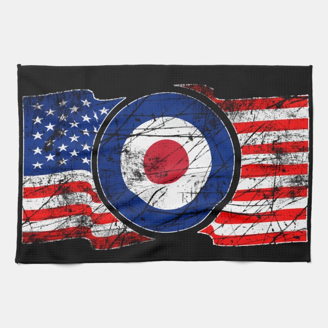 Mod Target Mods USA Target Roundel Kitchen Towel (Horizontal)