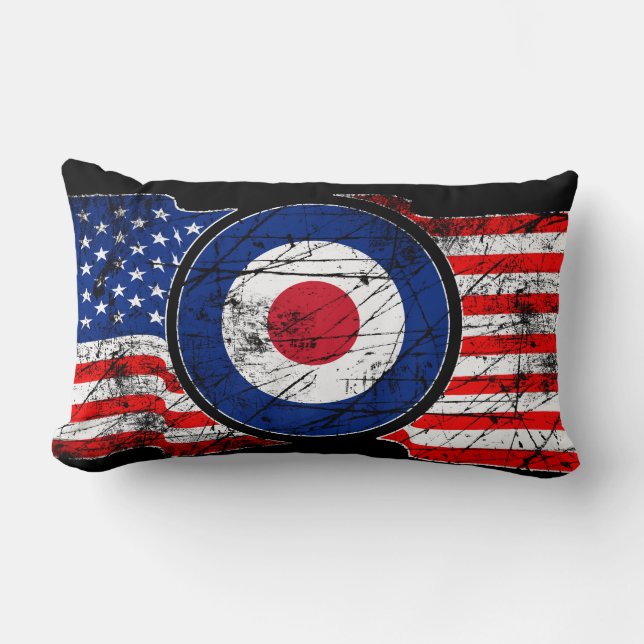 Mod Target Mods USA Target Scooter Grunge Lumbar Pillow (Front)