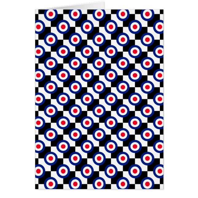 Mod Target Pattern Polka Dots Fashion Vintage (Front)