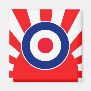MOD Target Roundel on Burst Japan Magnet
