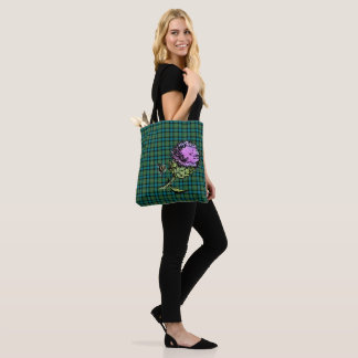 Mod Thistle and Bee Tote Bag