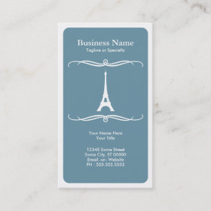 mod travel (eiffel tower) business card