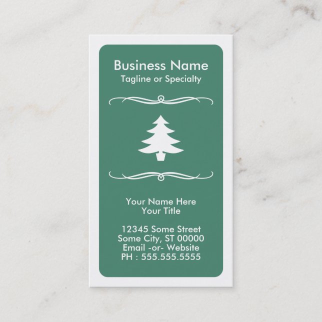 mod tree business card (Front)