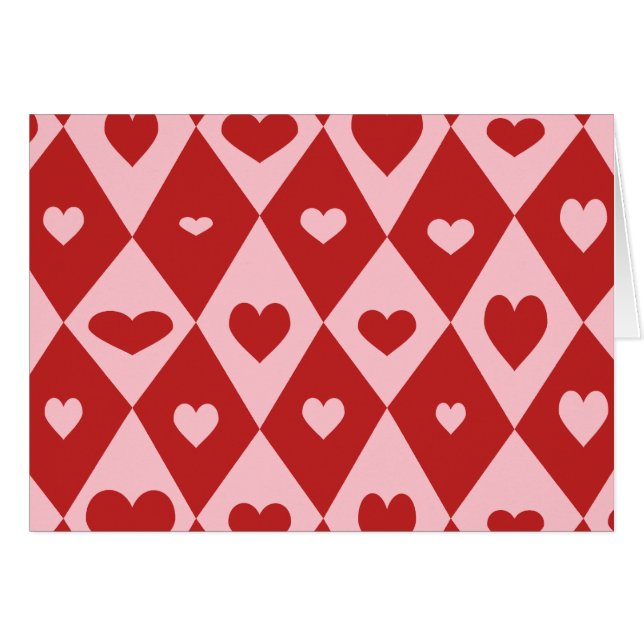 Mod Valentine Hearts (Front Horizontal)