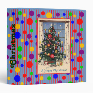 Mod-Vintage Christmas Tree Binder